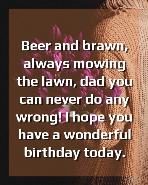 birthday wishes thought for father